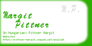 margit pittner business card